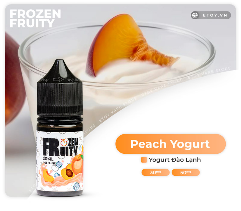 Thông tin Frozen Fruity Iced Peach Yogurt Salt 30ml