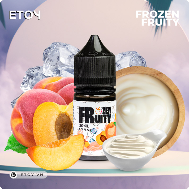 Frozen Fruity Iced Peach Yogurt Salt 30ml vị Sữa chua Đào