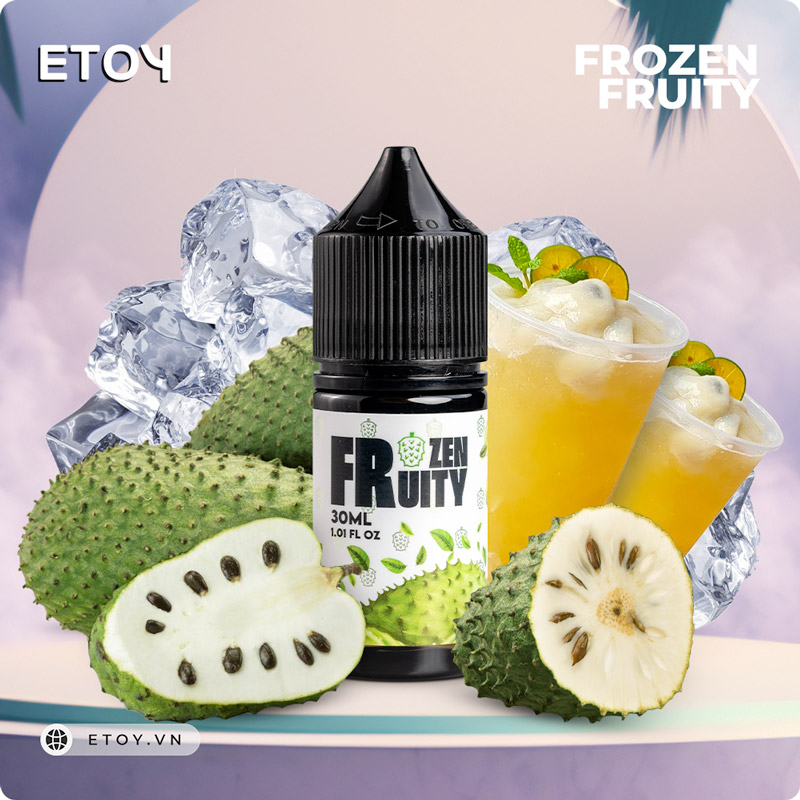 Frozen Fruity Iced Soursop Tea Salt 30ml vị Mãng cầu