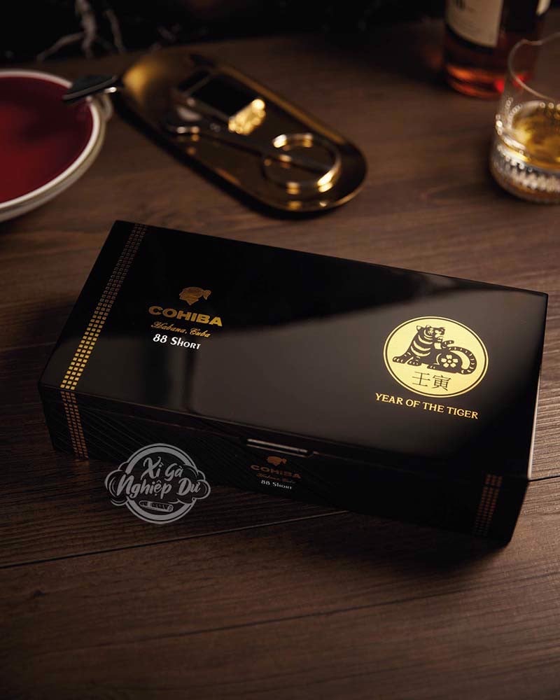 Xì Gà Cohiba Short 88 Year Of The Tiger - Cigar Cuba Chính Hãng 88 Điếu