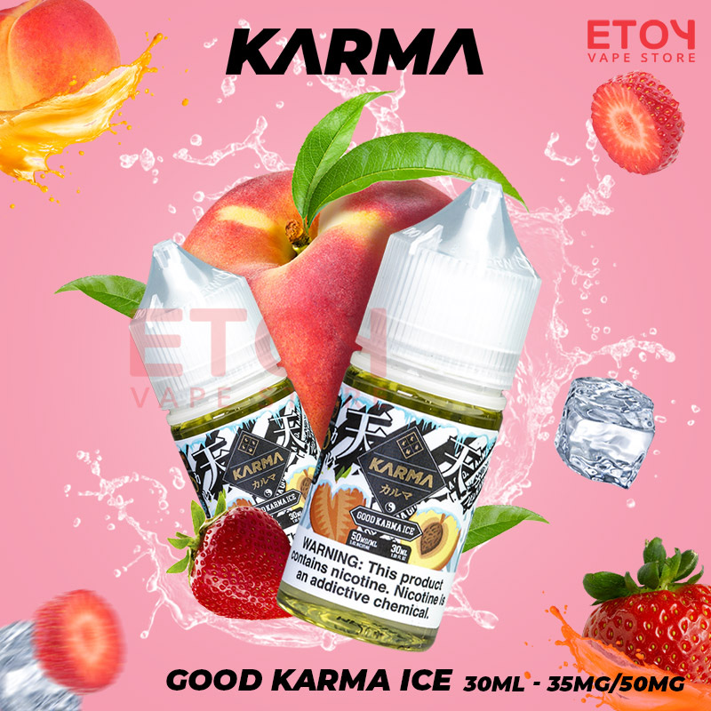 KARMA Good Karma Ice Salt 30ml - Tinh Dầu Vape Mỹ