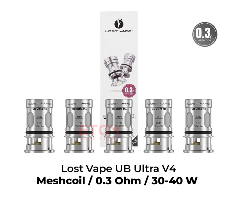 Lost Vape UB Ultra V4 Mesh Coil Cho Centaurus B60 Và B80 AIO Chính Hãng