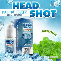 Head Shot Pacific Cooler Salt Menthol 30ml - Tinh Dầu Vape Pod Chính Hãng