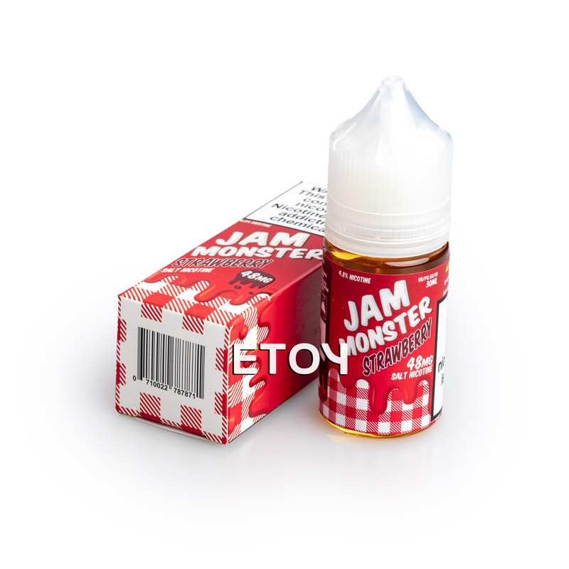 Quy cách đóng gói Jam Monster Salt Strawberry 30ml