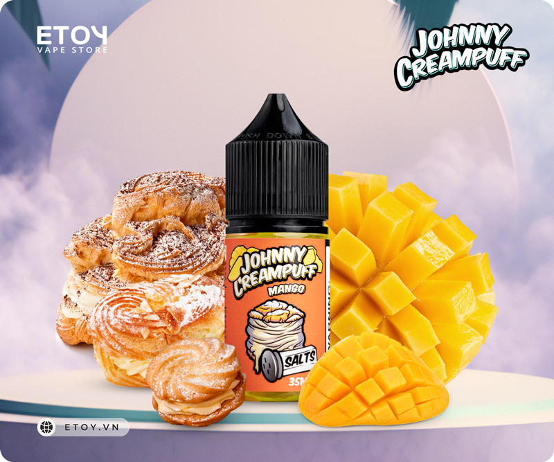 Johnny Creampuff Salt Mango 30ml - Tinh Dầu Vape Mỹ