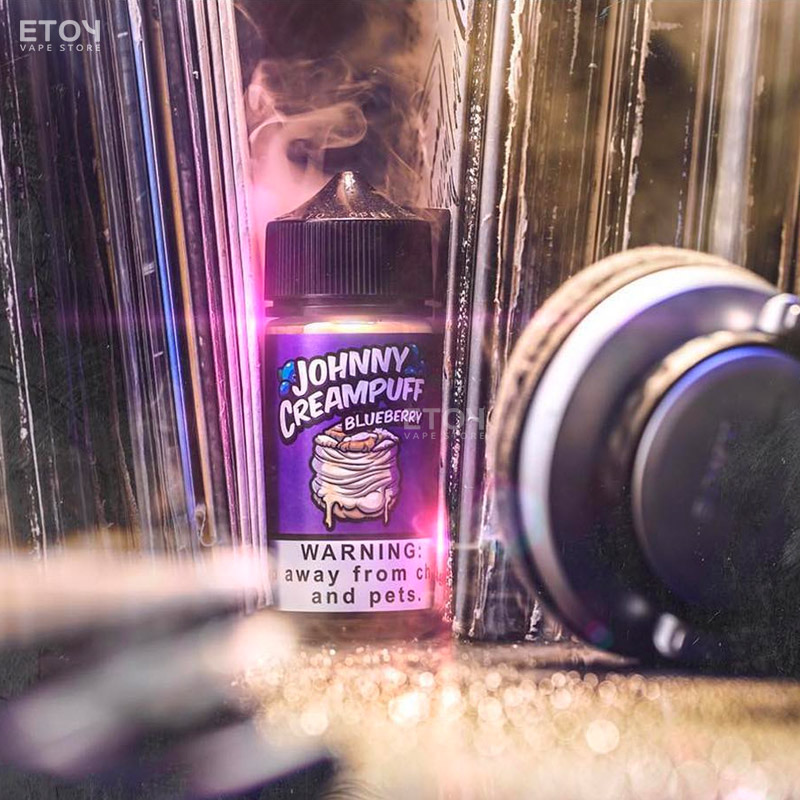 Johnny Creampuff Blueberry 100ml - Tinh Dầu Vape Mỹ