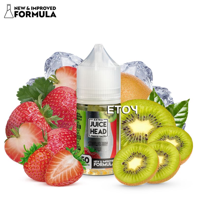 Juice Head Extra Freeze Salts Strawberry Kiwi 30ml Tinh Dầu Pod