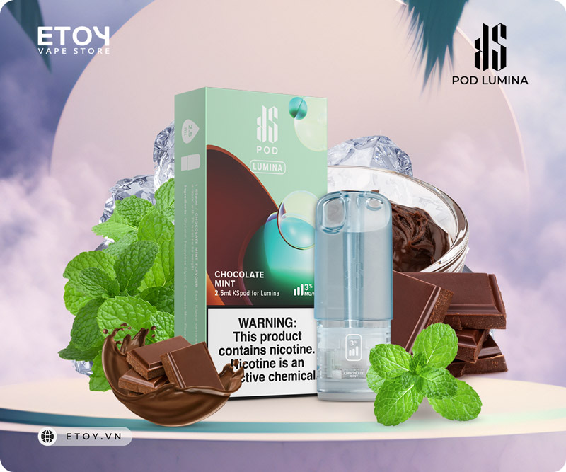 Pod Dầu Kardinal KSpod Lumina Chocolate Mint Dùng Cho Máy Relx