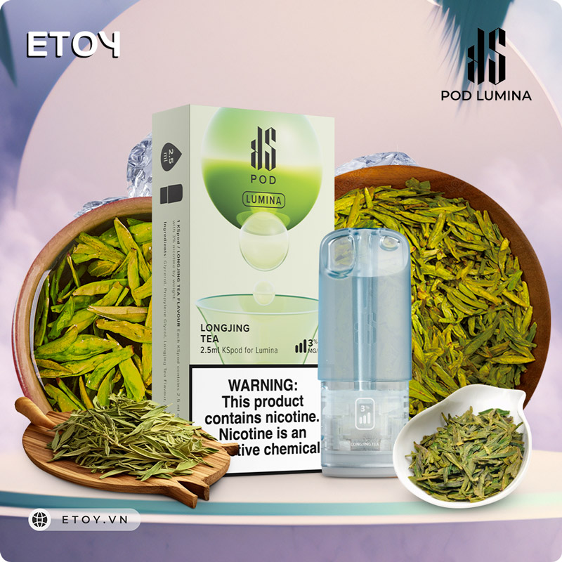 Pod Dầu Kardinal KSpod Lumina Longjing Tea vị trà Long Tỉnh