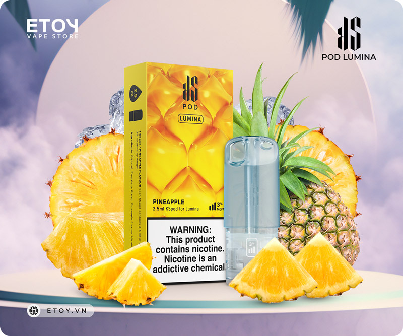 Pod Dầu Kardinal KSpod Lumina Pineapple Dùng Cho Máy Relx