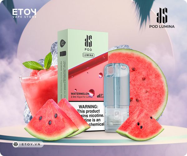 Pod Dầu Kardinal KSpod Lumina Watermelon Dùng Cho Máy Relx