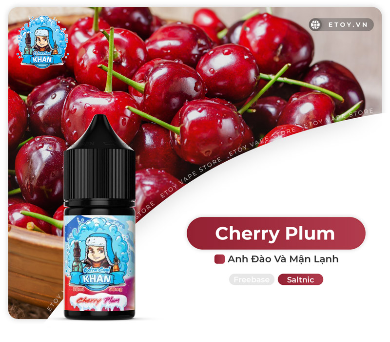 Thông tin chi tiết của Khan Extra Cool Salt Cherry Plum 30ml