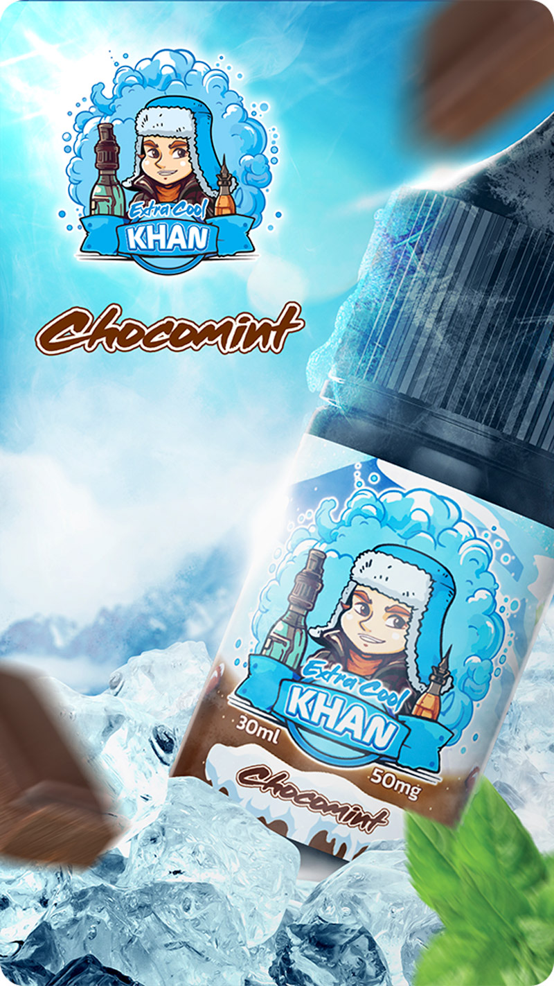 Khan Extra Cool Salt Chocomint 30ml - Tinh Dầu Vape Mỹ