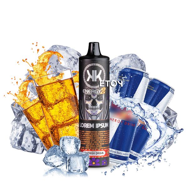 KK Energy 2 Energy Drink 8000 Hơi - Vape Pod Dùng 1 Lần Sạc Được