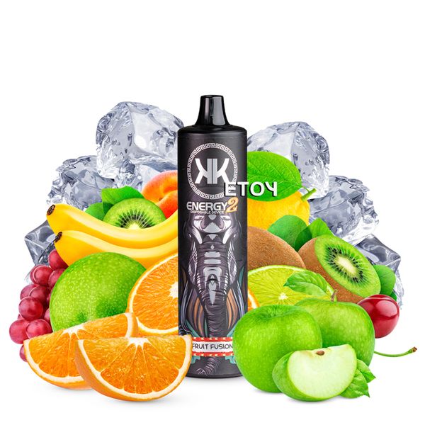 KK Energy 2 Fruit Fusion 8000 Hơi - Vape Pod Dùng 1 Lần Sạc Được