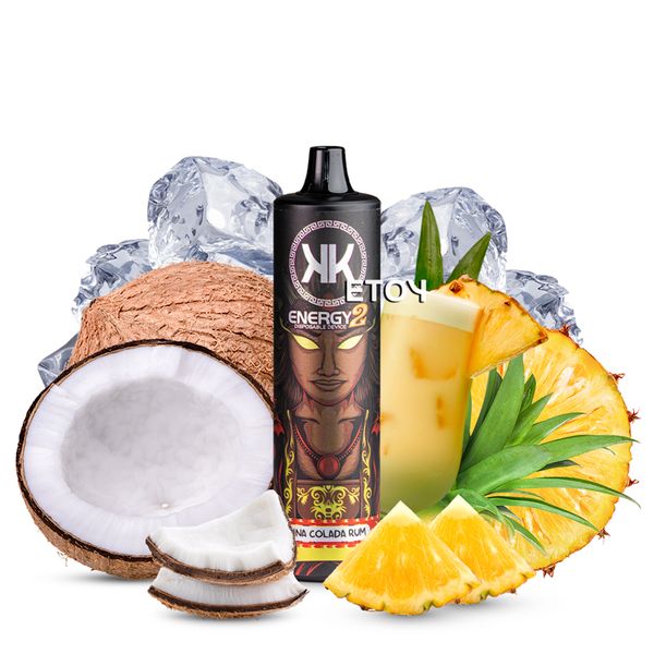 KK Energy 2 Pina Colada Rum 8000 Hơi - Vape Pod Dùng 1 Lần Sạc Được