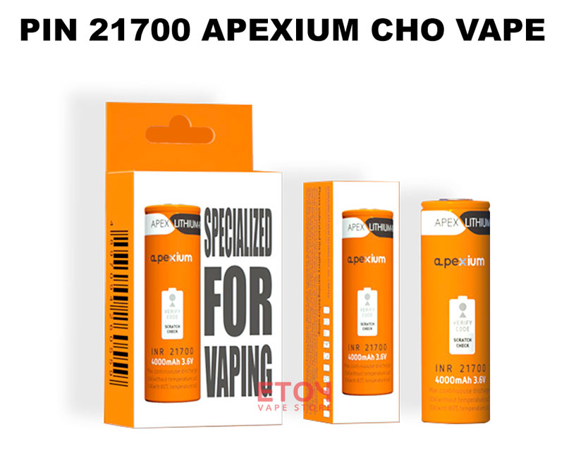 Pin 21700 Apexium 4000mAh 35A - Pin Xả Cao Cho Vape