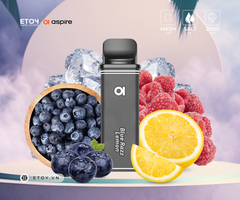 Pod Dầu Aspire Gotek Blue Razz Lemon Chính Hãng