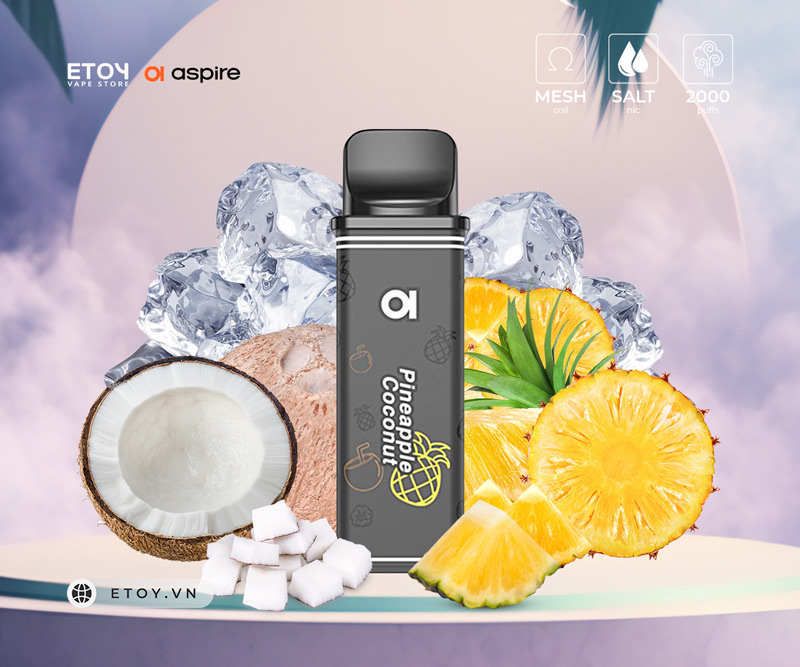 Pod Dầu Aspire Gotek Pineapple Coconut Chính Hãng