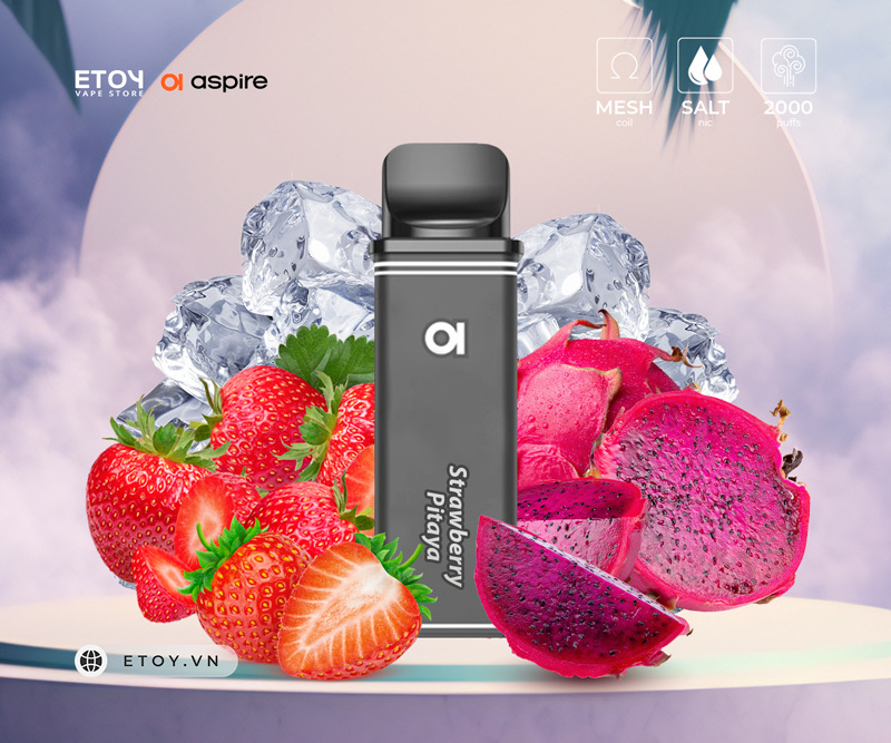 Pod Dầu Aspire Gotek Strawberry Pitaya Chính Hãng