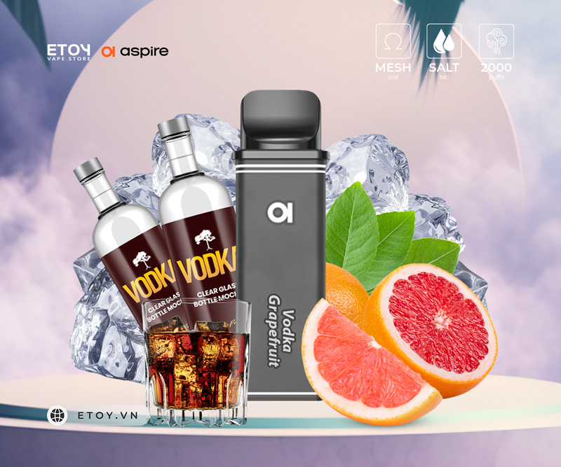 Pod Dầu Aspire Gotek Vodka Grapefruit Chính Hãng