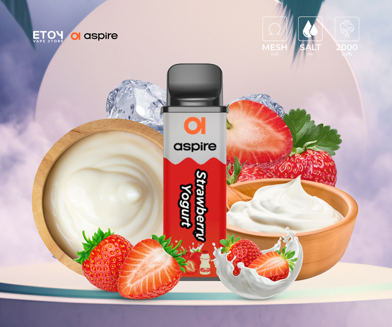 Pod Dầu Aspire Gotek Strawberry Yogurt Chính Hãng