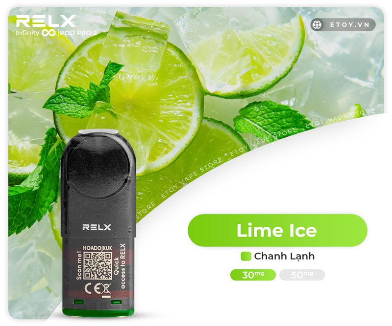 Pod Dầu RELX Pod Pro 2 Lime Ice Chính Hãng