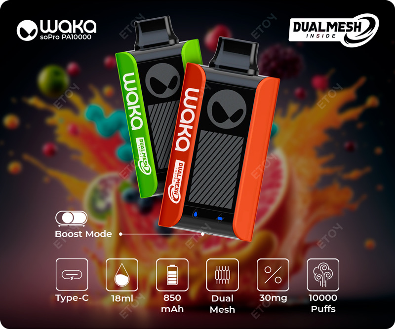 RELX Waka Sopro PA10000 Blueberry Ice - Vape Pod 1 Lần 10000 Hơi