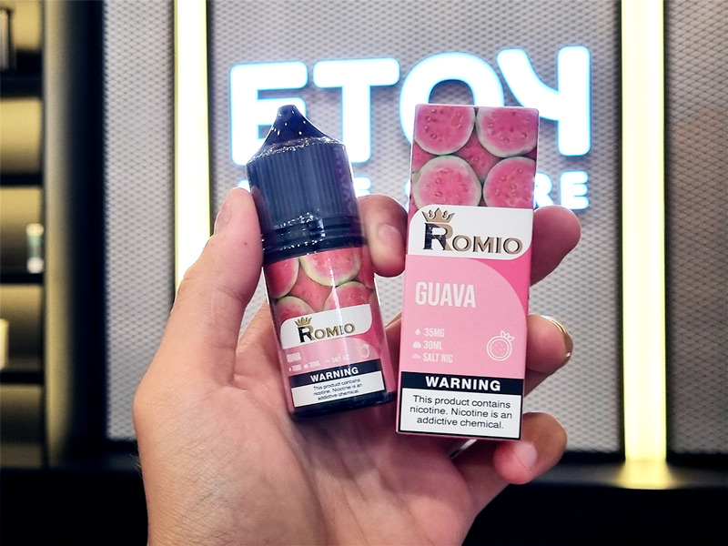 Romio King Pro Ice Salt Guava 30ml - Tinh Dầu Vape Pod Chính Hãng