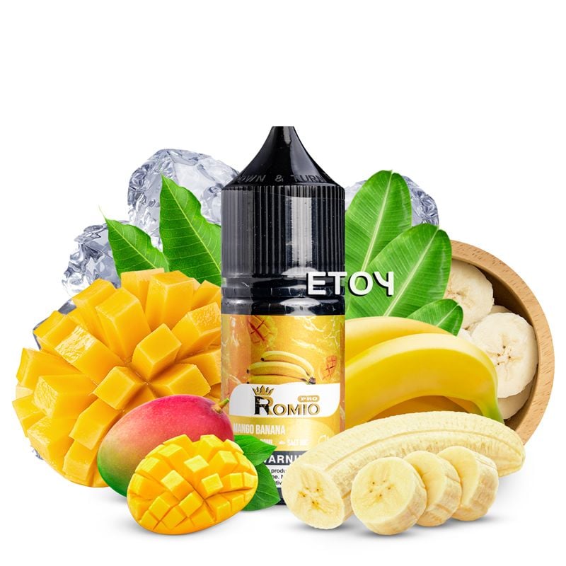 Romio King Pro Ice Salt Mango Banana Ml Tinh D U Vape Pod Ch Nh H