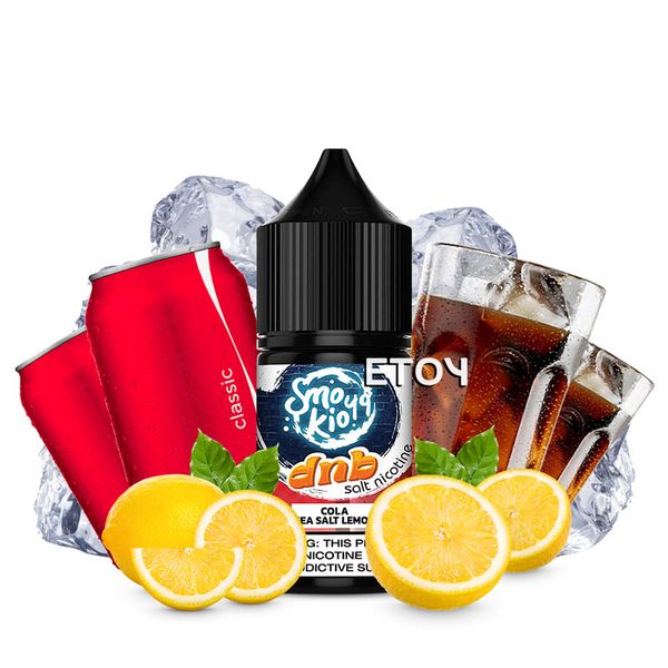 Smokio 49 DNB Salt Cola Sea Salt Lemon 30ml - Tinh Dầu Vape Pod Mỹ Chính Hãng