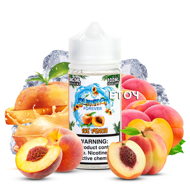 Summer Forever Ice Peach 100ml - Tinh Dầu Vape Freebase Chính Hãng