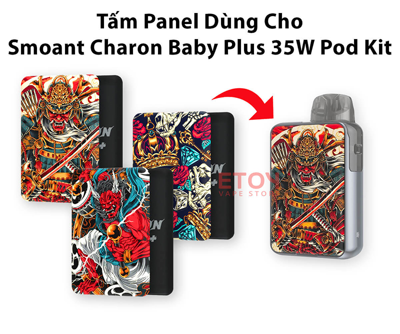 Tấm Panel Cho Smoant Charon Baby Plus 35W Chính Hãng