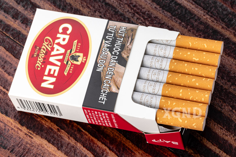 Craven A Classic King Size - Thuốc Lá Con Mèo Đỏ Chính Hãng