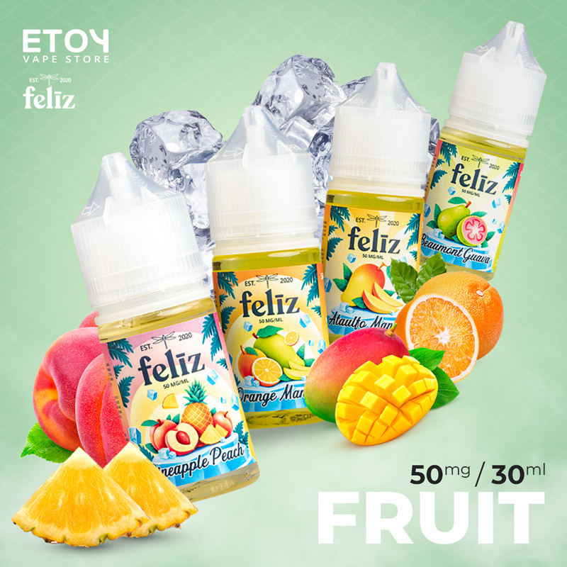 Feliz Fruit Salt Apple Cherimoya 30ml - Tinh Dầu Vape Mỹ