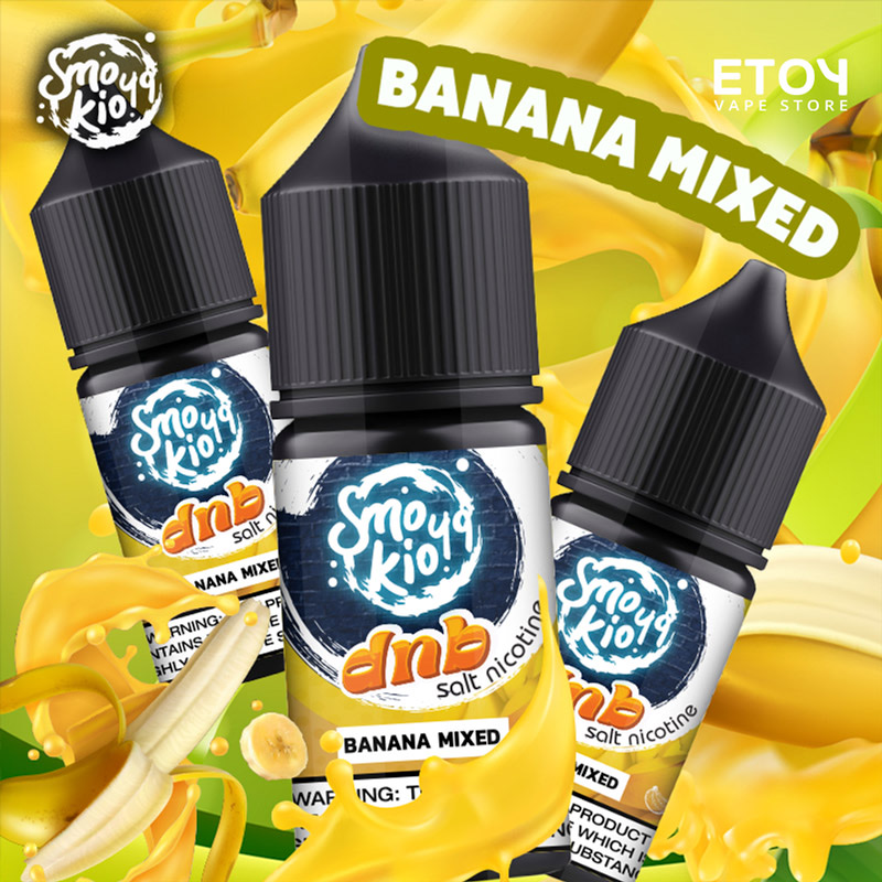 Smokio 49 DNB Salt Banana Mixed 30ml - Tinh Dầu Vape Mỹ