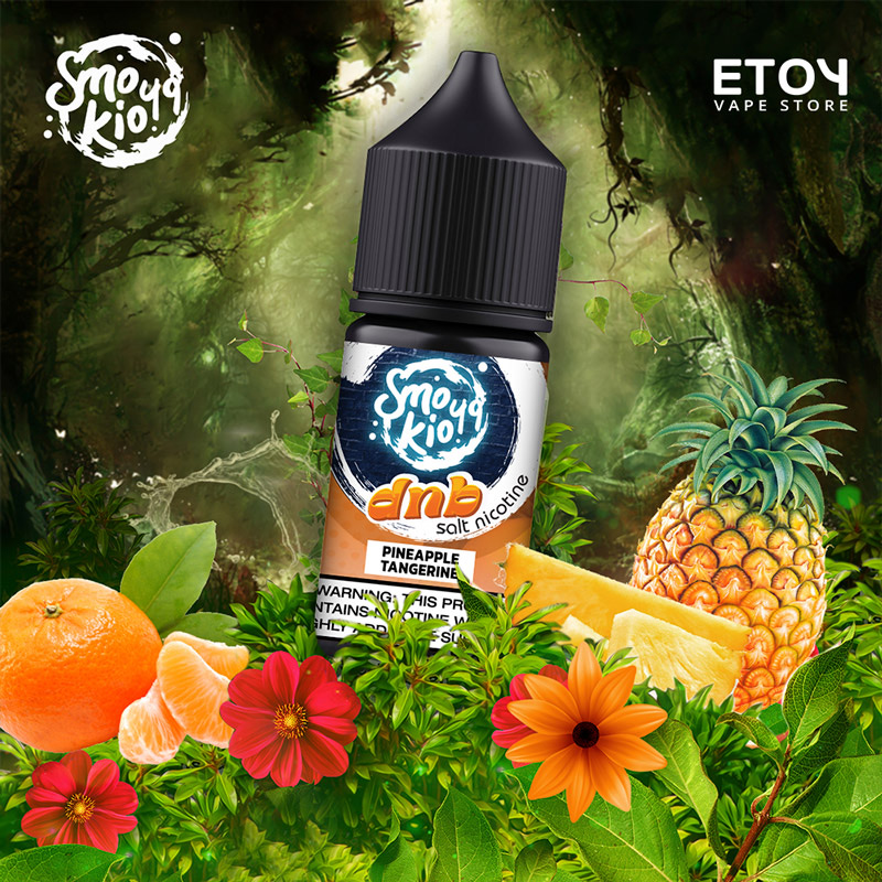 Smokio 49 DNB Salt Pineapple Tangerine 30ml - Tinh Dầu Vape Mỹ