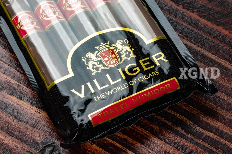 Túi Zip Cấp Ẩm Hai Chiều Cigar Travel Humidor Villiger - Phụ Kiện Bảo Quản Xì Gà