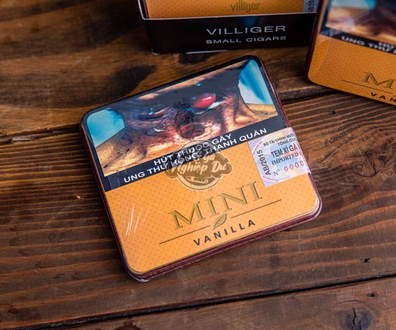 Xì Gà Villiger Mini Vanilla - Cigar Mini Đức Chính Hãng