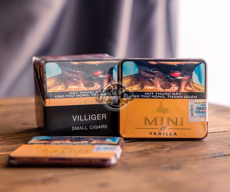 Xì Gà Villiger Mini Vanilla - Cigar Mini Đức Chính Hãng