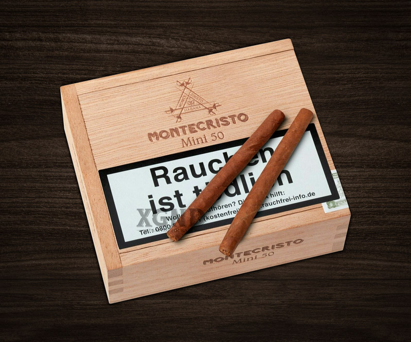 Xì Gà Montecristo Mini 50 Cigarillos - Cigar Cuba Chính Hãng