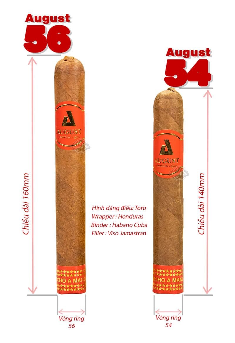 Xì Gà August 54 - Cigar Honduras Chính Hãng