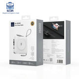 Sạc dự phòng WiWU ALL-ROUND 6-in-1 45W 15.000mAh Wi-P051: Kèm cáp, sạc không dây 15W, đế đỡ