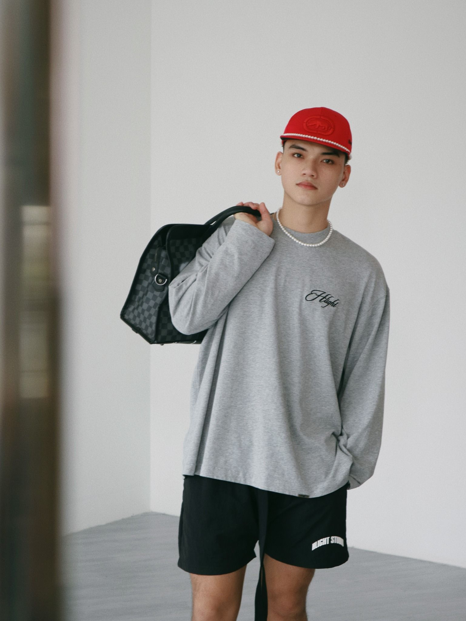 LONGSLEEVE HEATHER T-SHIRT