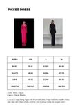 ĐẦM DÀI THUN LƯỚI SLIMFIT RUBINE RED PISCES