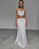 ÁO CROPTOP SATIN CROPTOP WHITE JEHUDIEL
