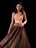 ÁO CROPTOP THUN LƯỚI CROPTOP BROWN CAPRICORN