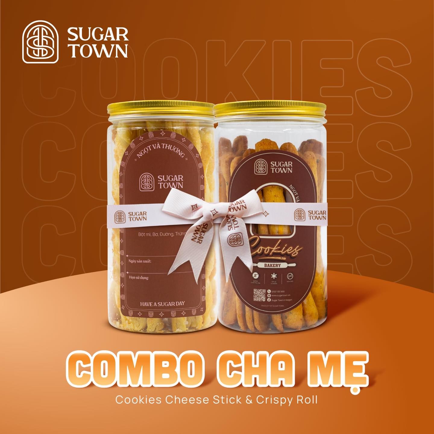 Combo cha mẹ – (Crispy Twisted Cookies - Cheese Stick)