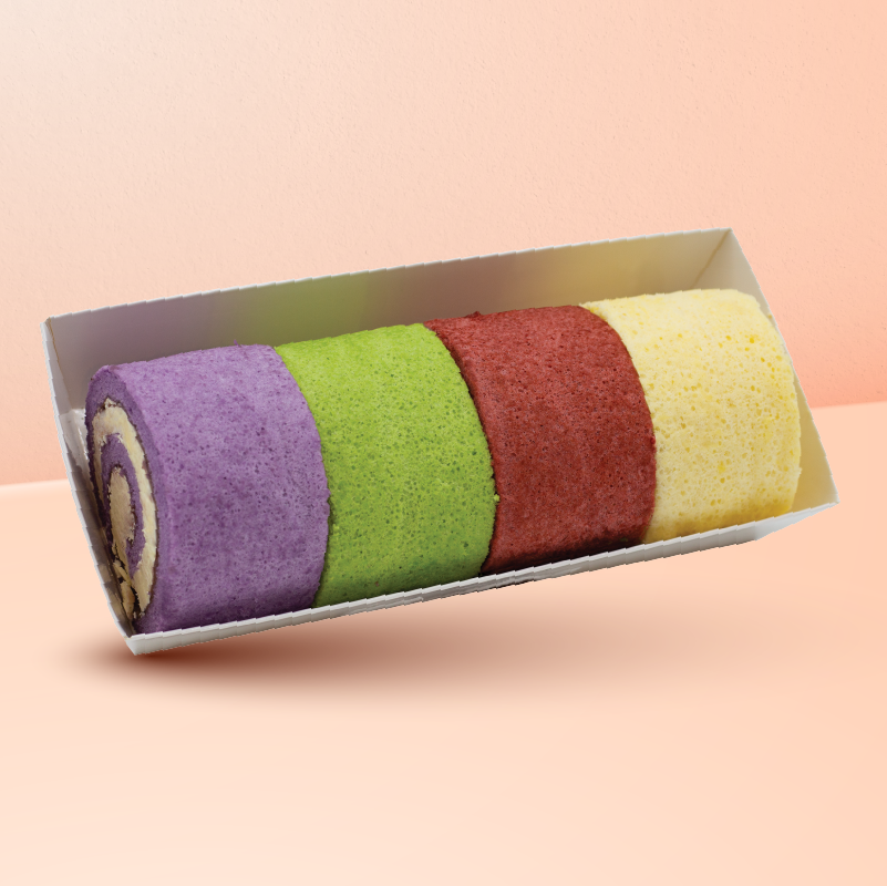Roll Cake Mini Bốn Vị