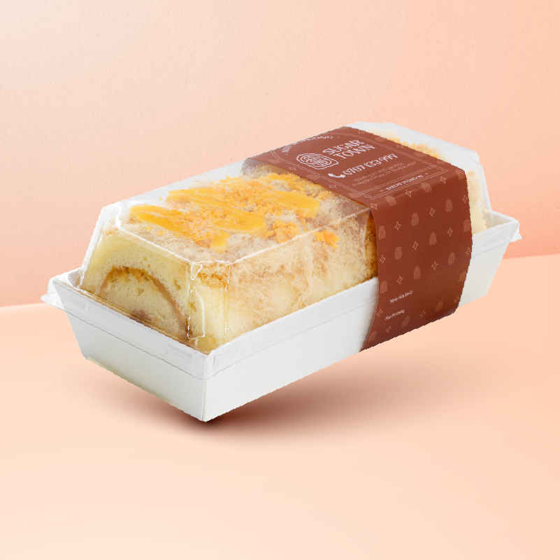Roll Cake Chà Bông Trứng Muối